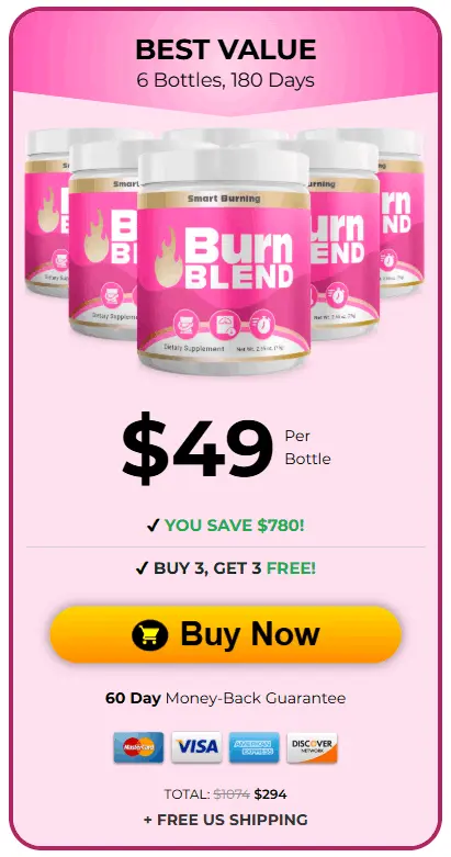 Buy BurnBlend 6 Bottle